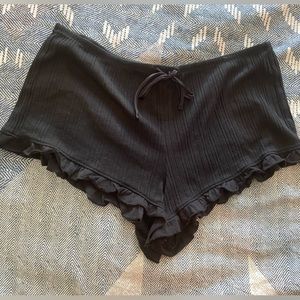 Victoria Secret Black Sleep Shorts - Size Small